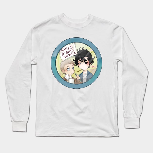 Smile Long Sleeve T-Shirt by Sadyna